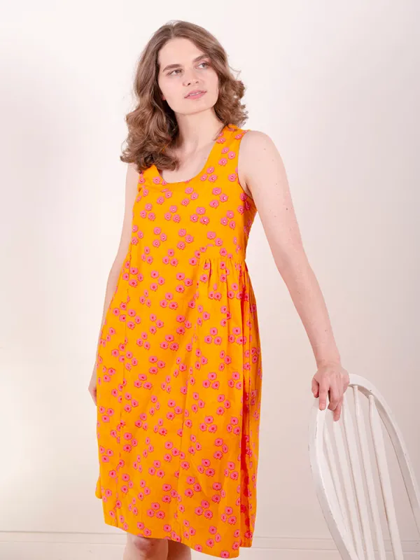 Melody Midi Dress - Floral Trio Marmalade made by Mata Traders