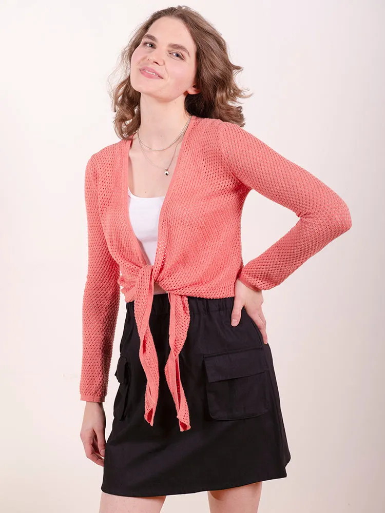 Pocket Skirt - Black Denim sold by Mata Traders product image thumbnail 3