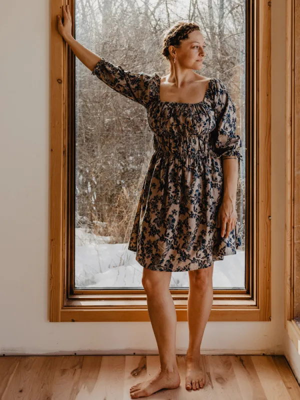 Jules Dress - Birch Blossom sold by Mata Traders