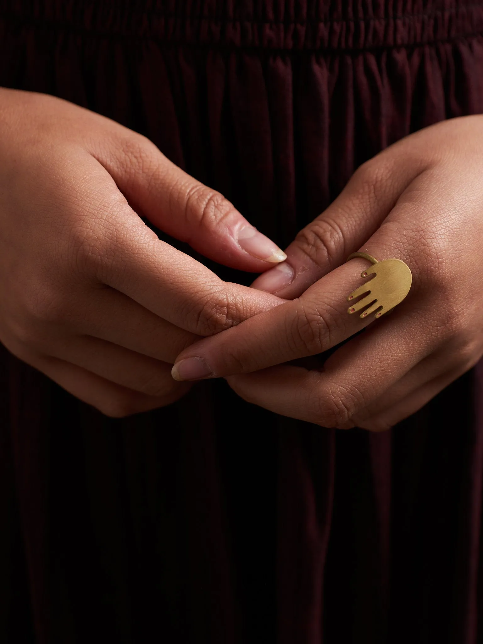 Mani Ring - Gold sold by Mata Traders