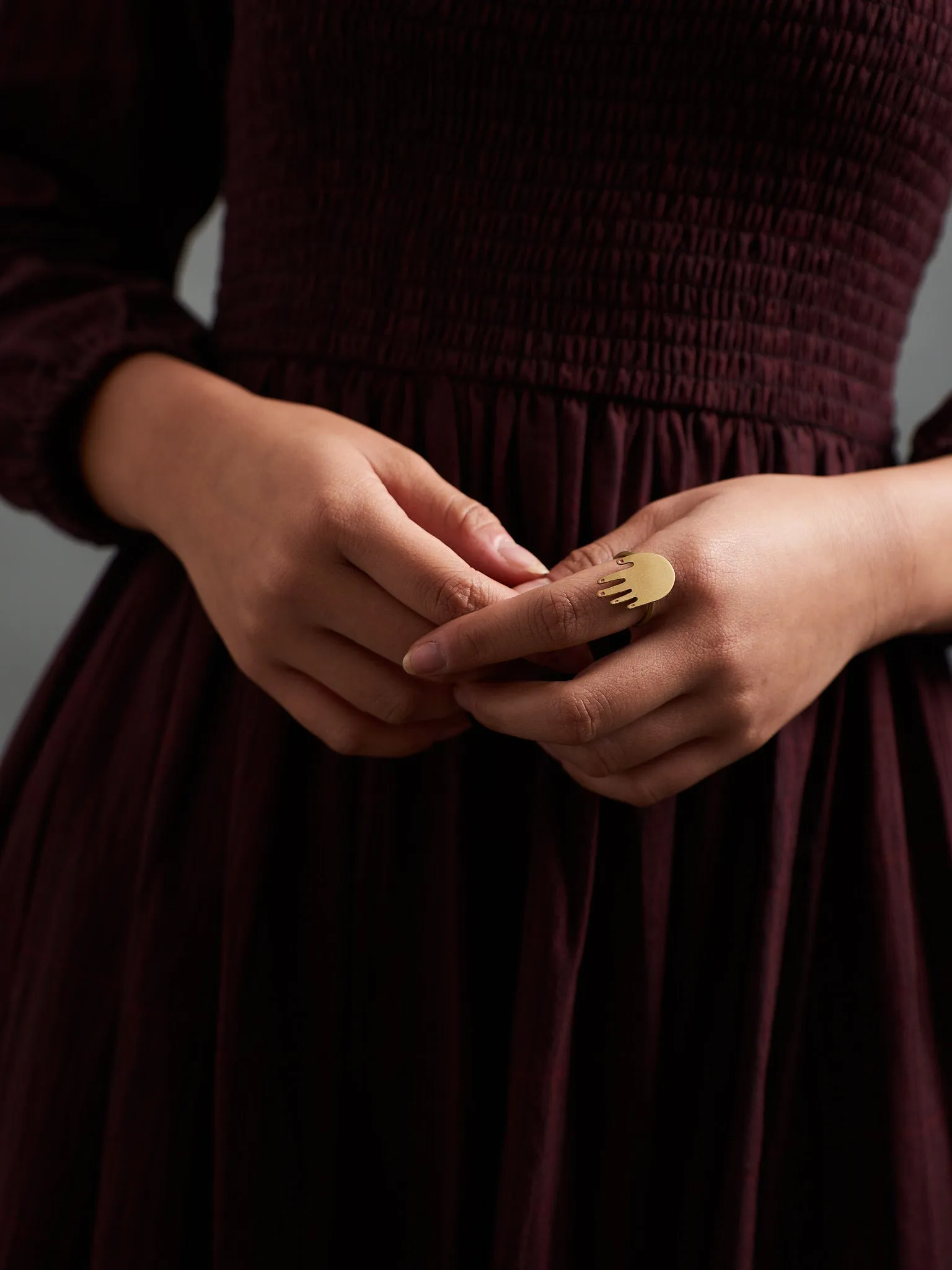 Mani Ring - Gold sold by Mata Traders product image thumbnail 2