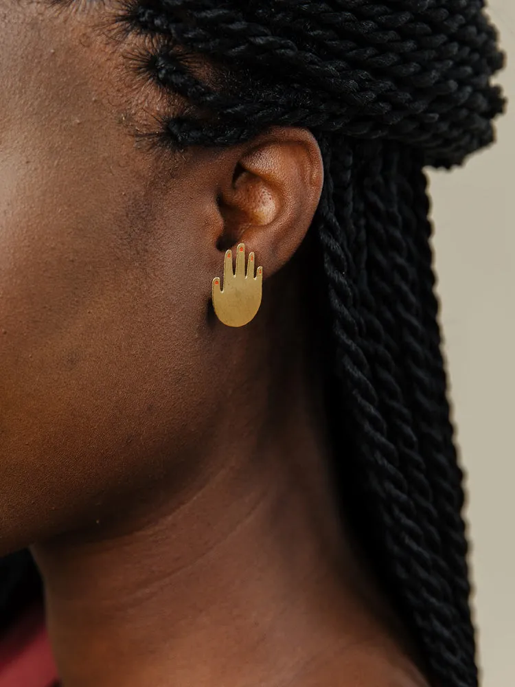 Mani Studs - Gold sold by Mata Traders product image thumbnail 2