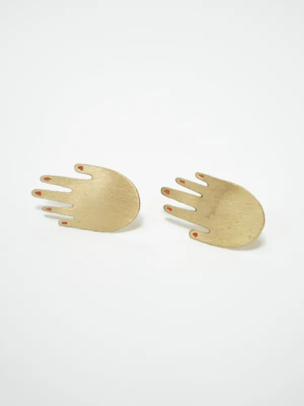 Mani Studs - Gold sold by Mata Traders