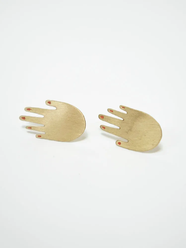 Mani Studs - Gold sold by Mata Traders