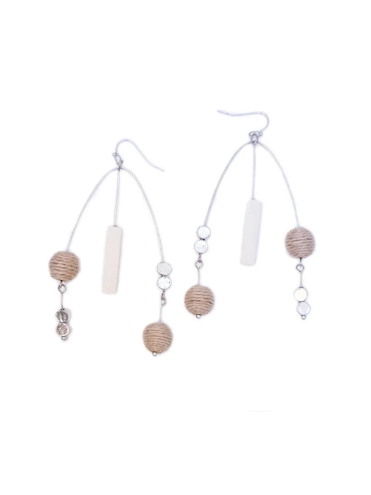 Kelsey Mobile Earrings - Silver sold by Mata Traders product image thumbnail 2