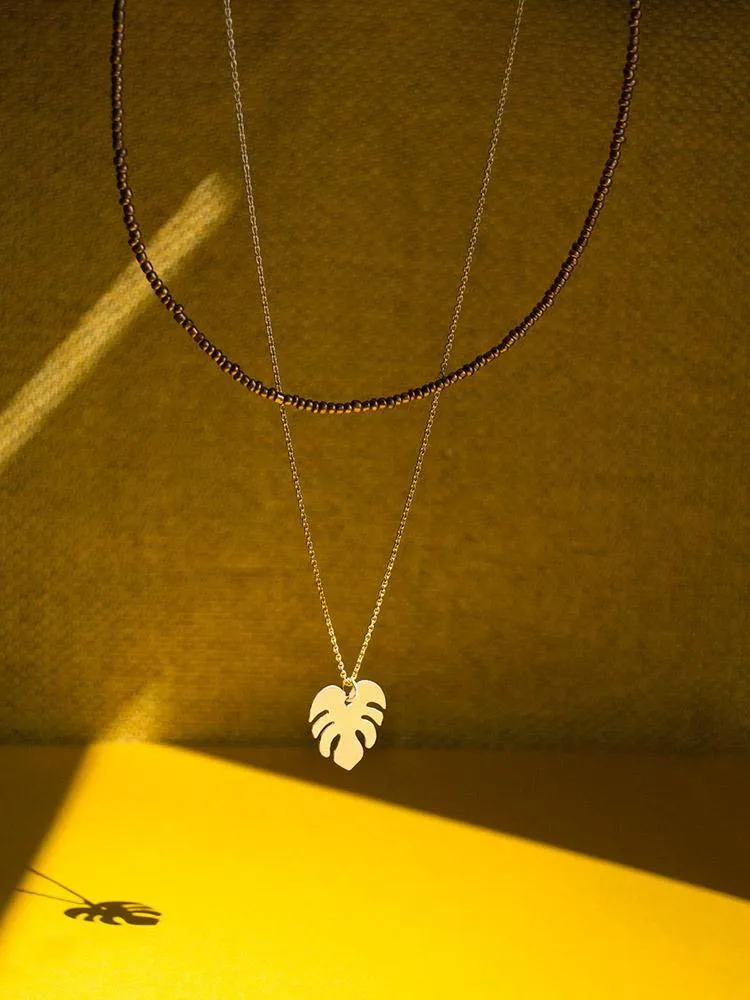 Philo Necklace - Cocoa sold by Mata Traders product image thumbnail 4