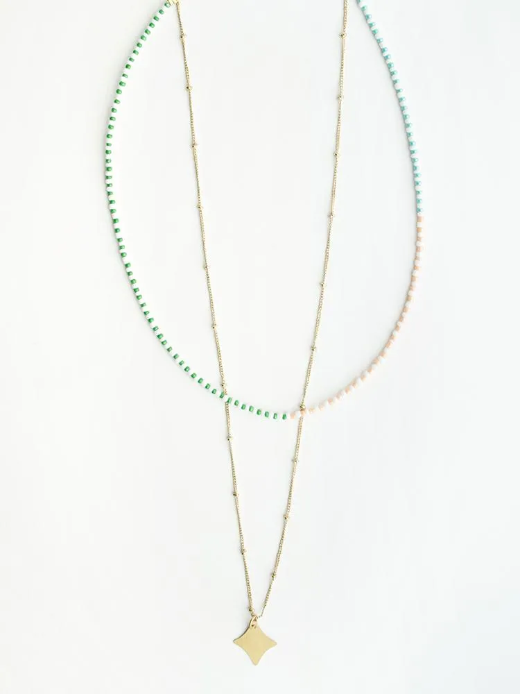 Americana Layered Necklace - Multi sold by Mata Traders