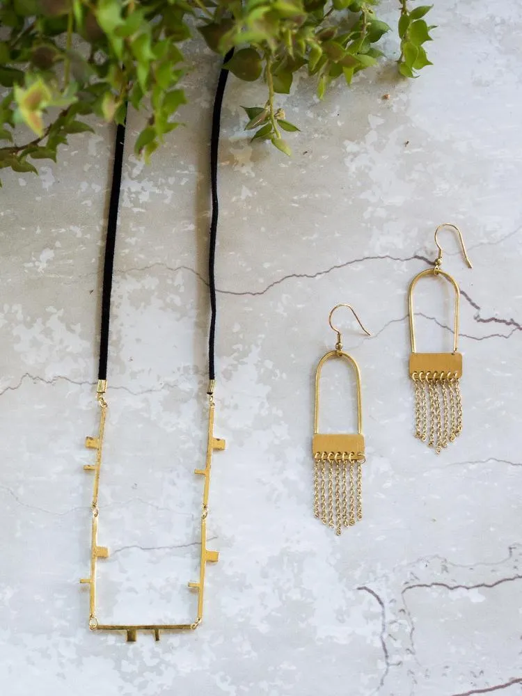 Salvador Necklace - Gold sold by Mata Traders product image thumbnail 2