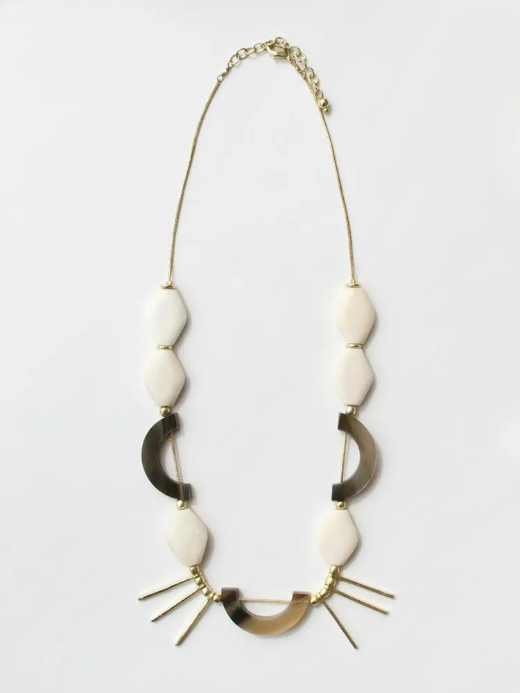 Henri Necklace - Horn sold by Mata Traders product image thumbnail 3
