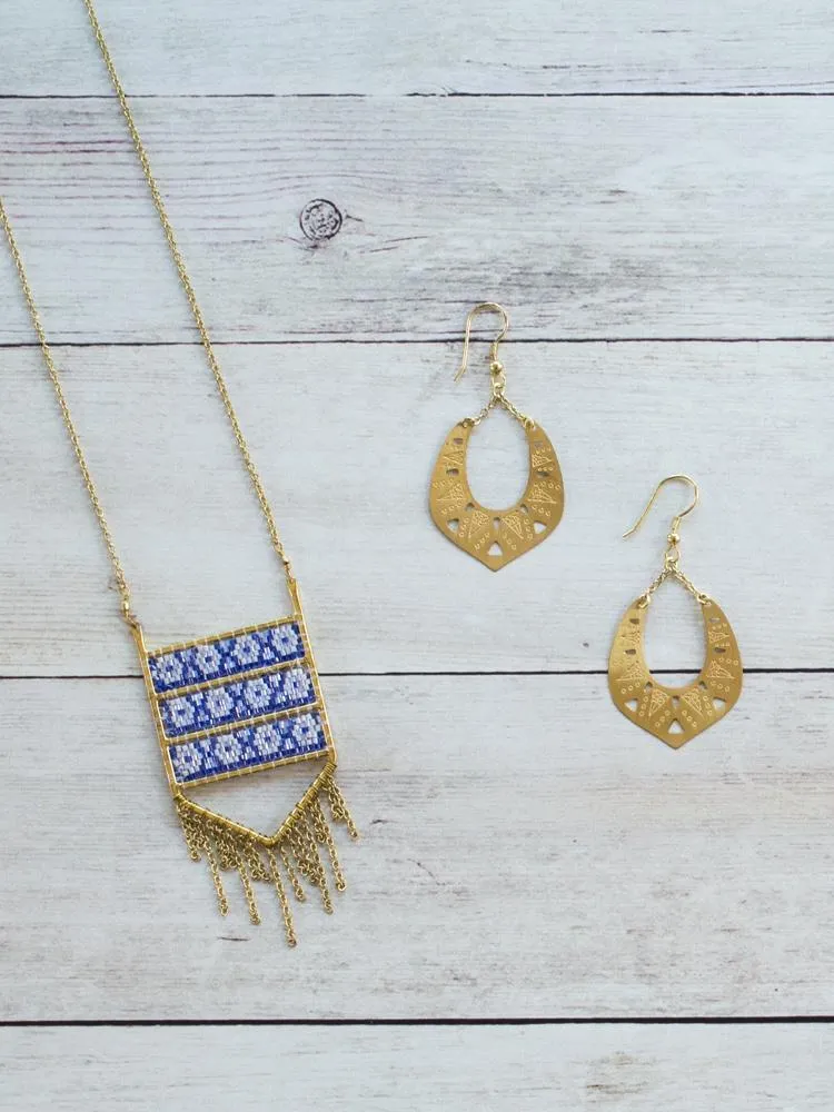 Allegory Necklace - Blue sold by Mata Traders product image thumbnail 2