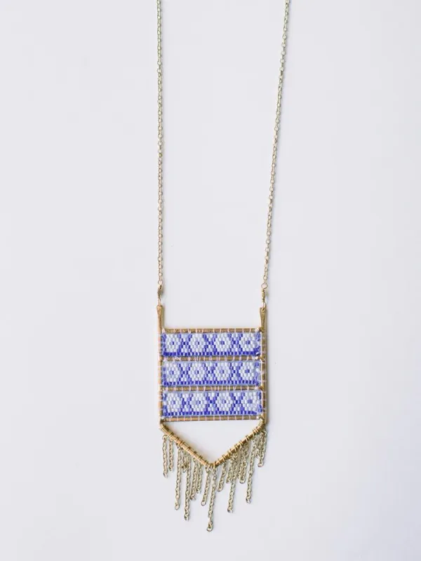 Allegory Necklace - Blue sold by Mata Traders