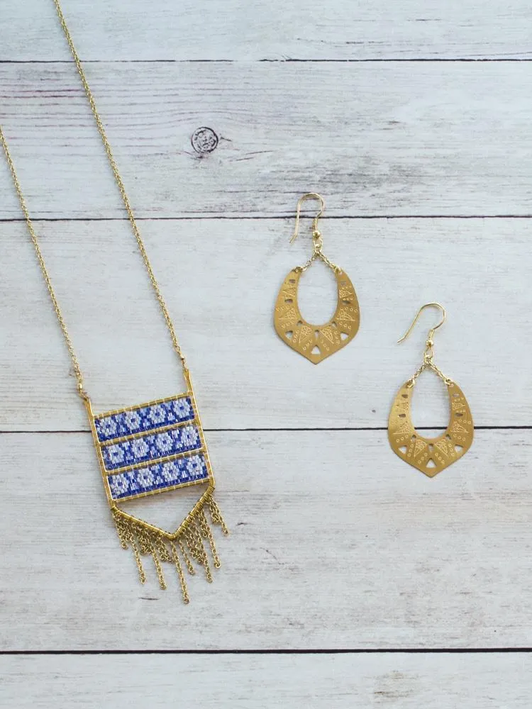 Allegory Necklace - Blue sold by Mata Traders product image thumbnail 5