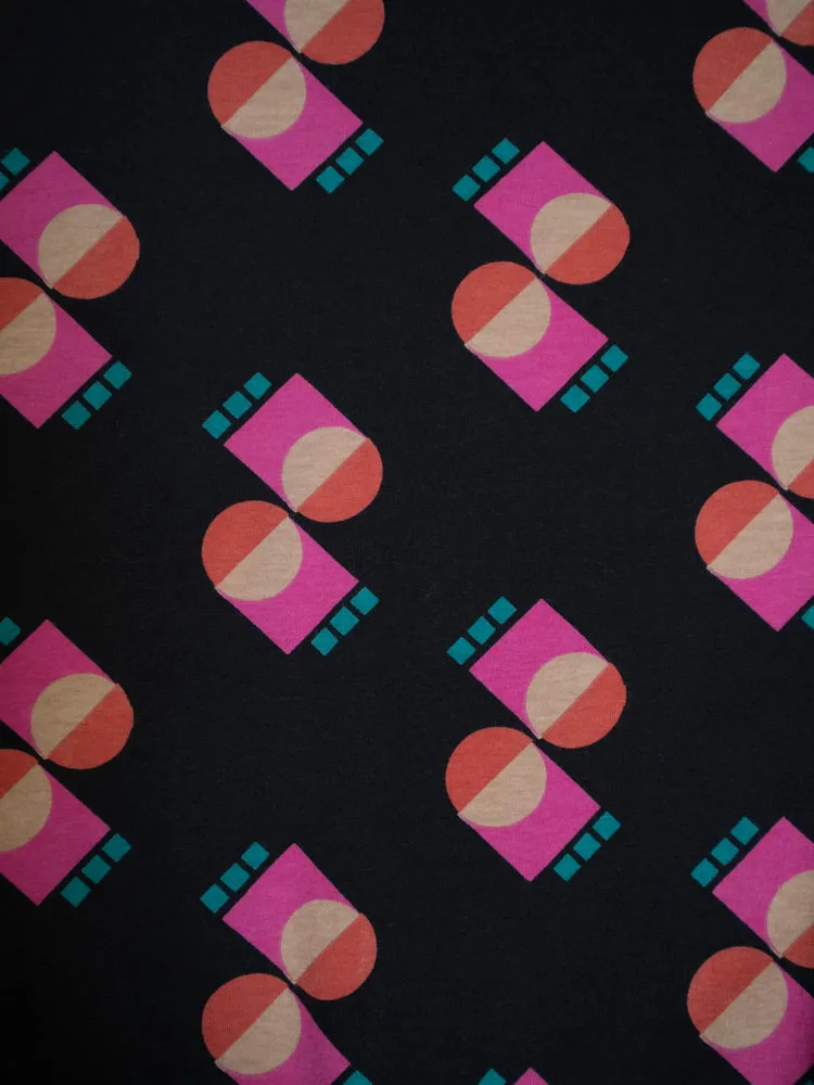 Mumbai Maxi Dress - Memphis Shapes Black sold by Mata Traders product image thumbnail 5
