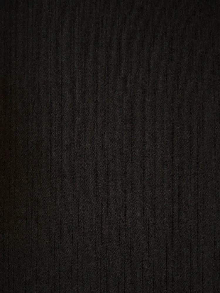 Rita Long Sleeve Jumpsuit - Black Rib Knit sold by Mata Traders product image thumbnail 4