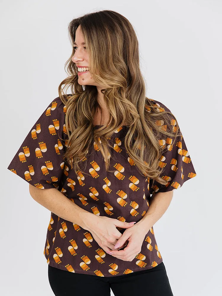 Alexis Top - Desert Shapes sold by Mata Traders product image thumbnail 2