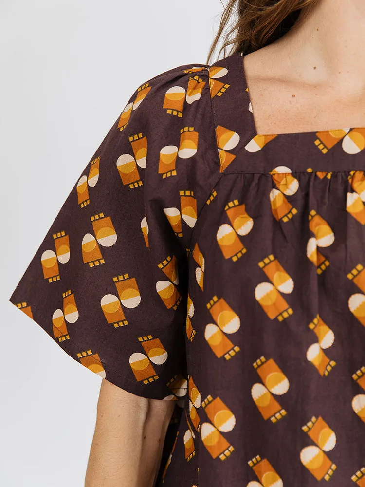 Alexis Top - Desert Shapes sold by Mata Traders product image thumbnail 4