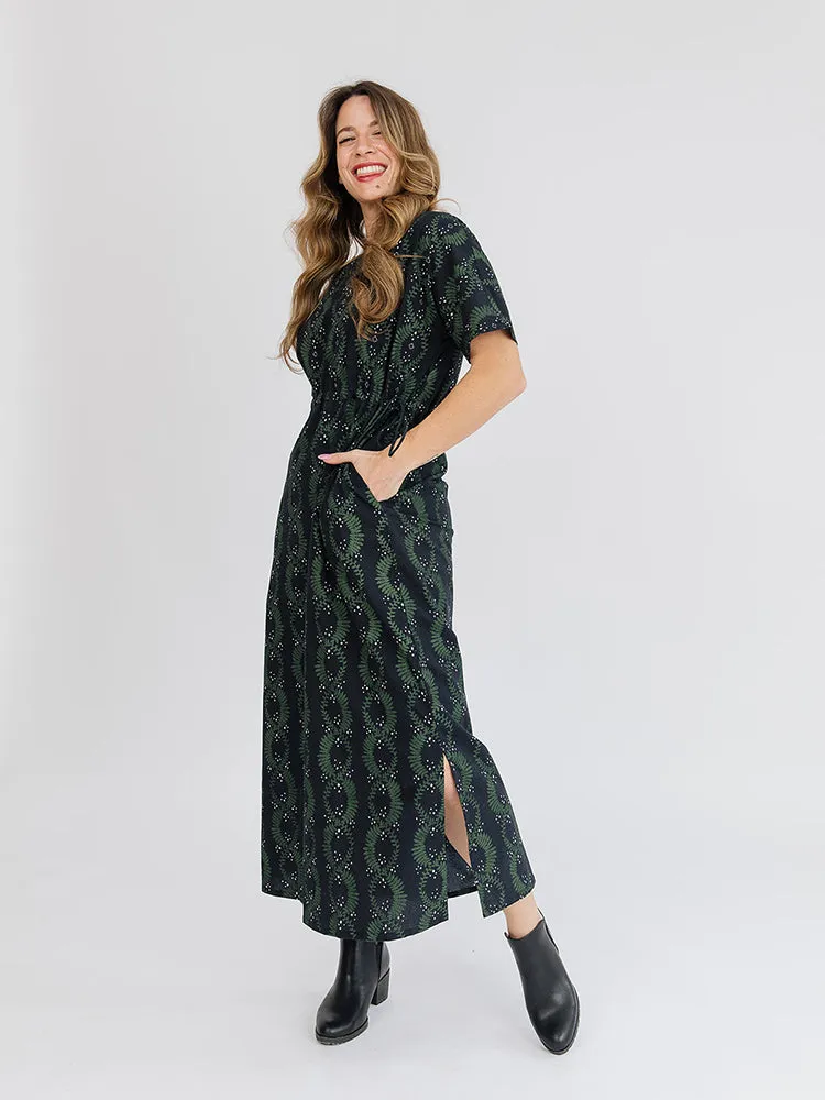 Aimee Maxi Dress - Vine Twist Forest sold by Mata Traders product image thumbnail 3