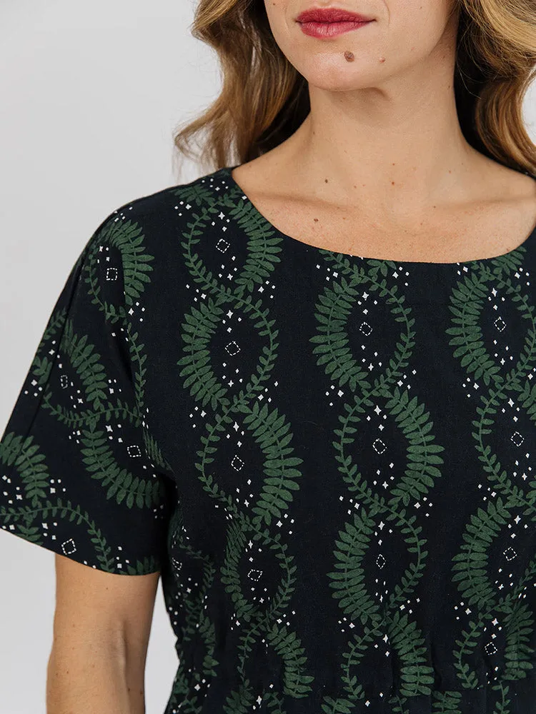 Aimee Maxi Dress - Vine Twist Forest sold by Mata Traders product image thumbnail 2