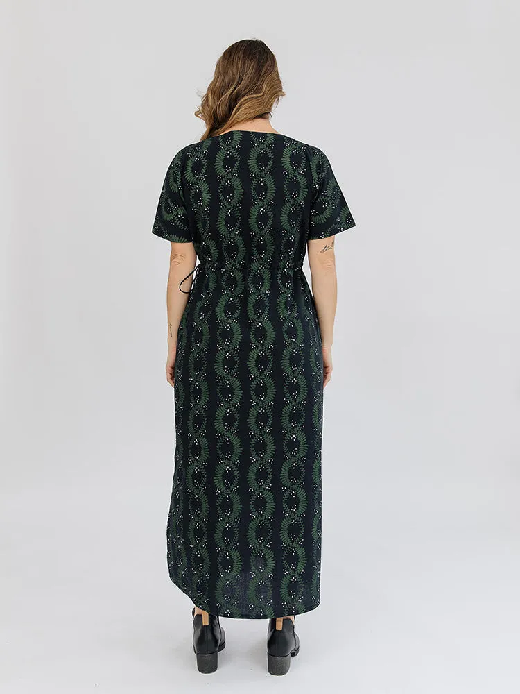 Aimee Maxi Dress - Vine Twist Forest sold by Mata Traders product image thumbnail 5