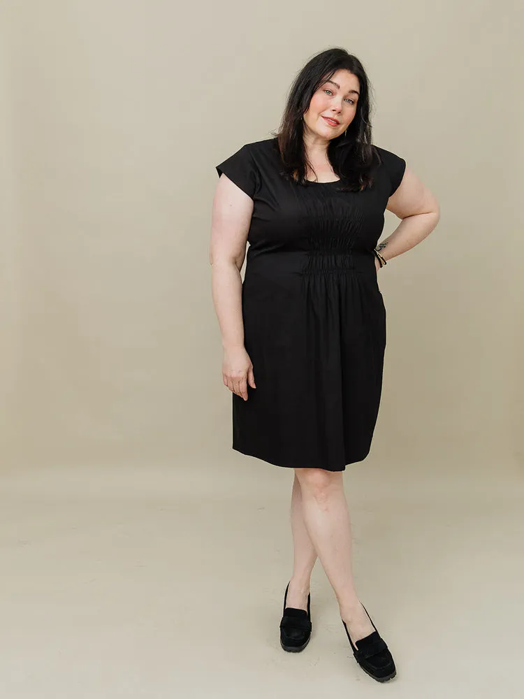 Artsy Traveler Plus Size Dress - Black Denim sold by Mata Traders product image thumbnail 2