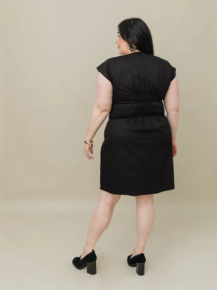 Artsy Traveler Plus Size Dress - Black Denim sold by Mata Traders product image thumbnail 3