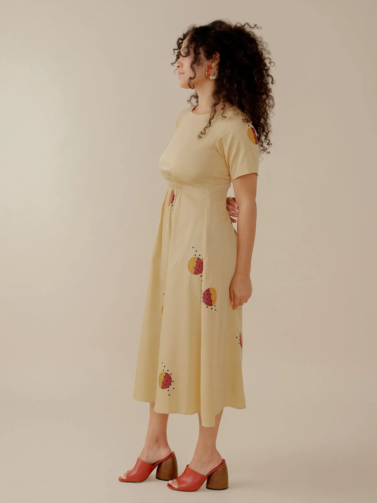 Artsy Traveler Midi Dress - Honeycomb sold by Mata Traders product image thumbnail 2