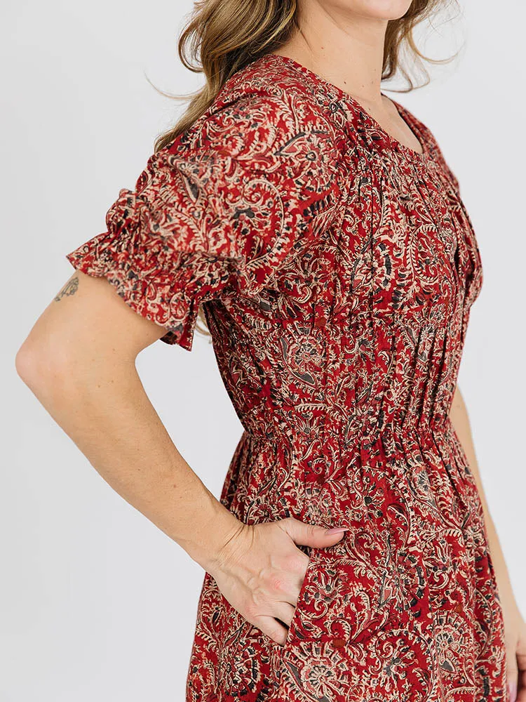 Santo Dress - Red sold by Mata Traders product image thumbnail 2