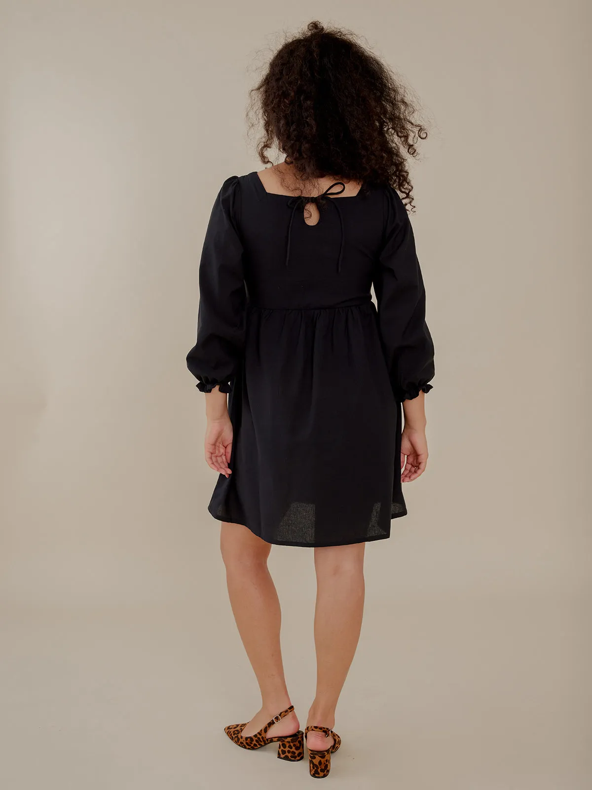 Nico Mini Dress - Black sold by Mata Traders product image thumbnail 2