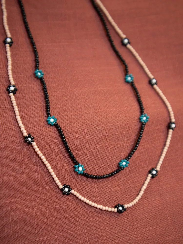 Aster Beaded Necklace - Rosette sold by Mata Traders product image thumbnail 3