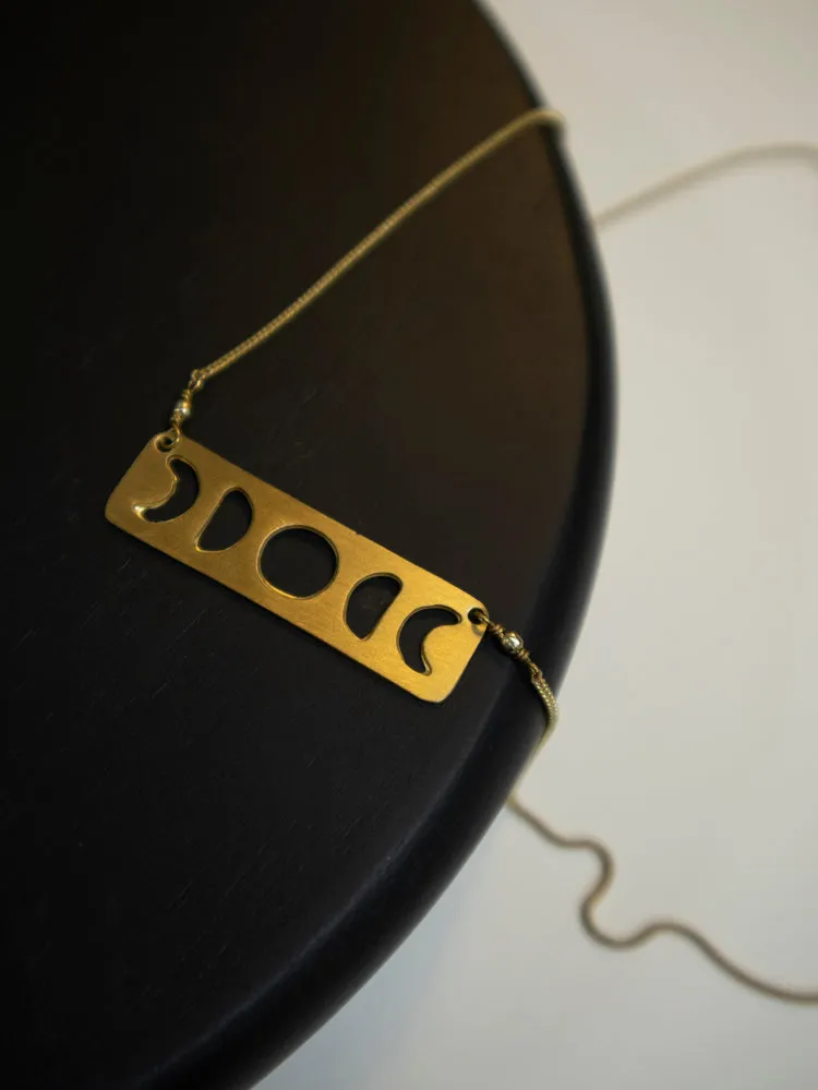 Satellite Choker Necklace - Gold sold by Mata Traders product image thumbnail 2