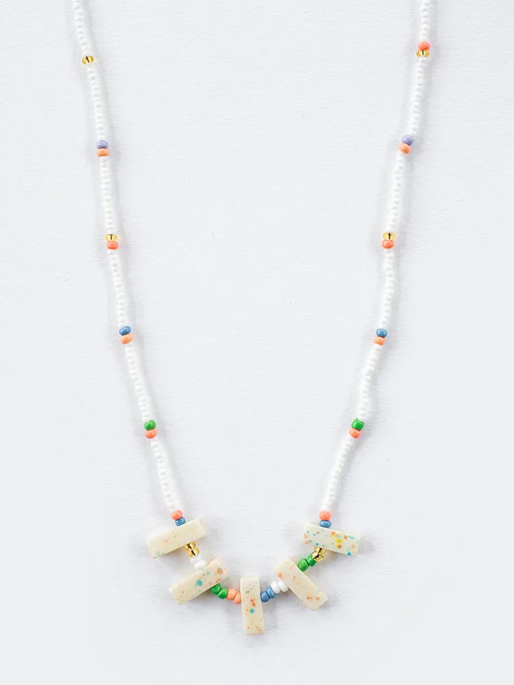 Amelia Speckly Necklace - Multi sold by Mata Traders product image thumbnail 3