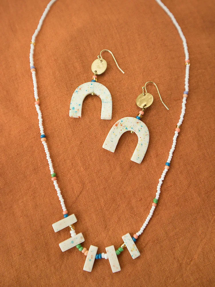 Amelia Speckly Necklace - Multi sold by Mata Traders product image thumbnail 5