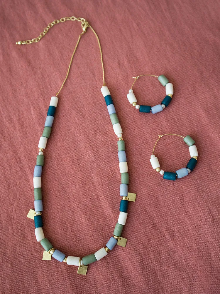 Emily Necklace - Blue sold by Mata Traders product image thumbnail 3