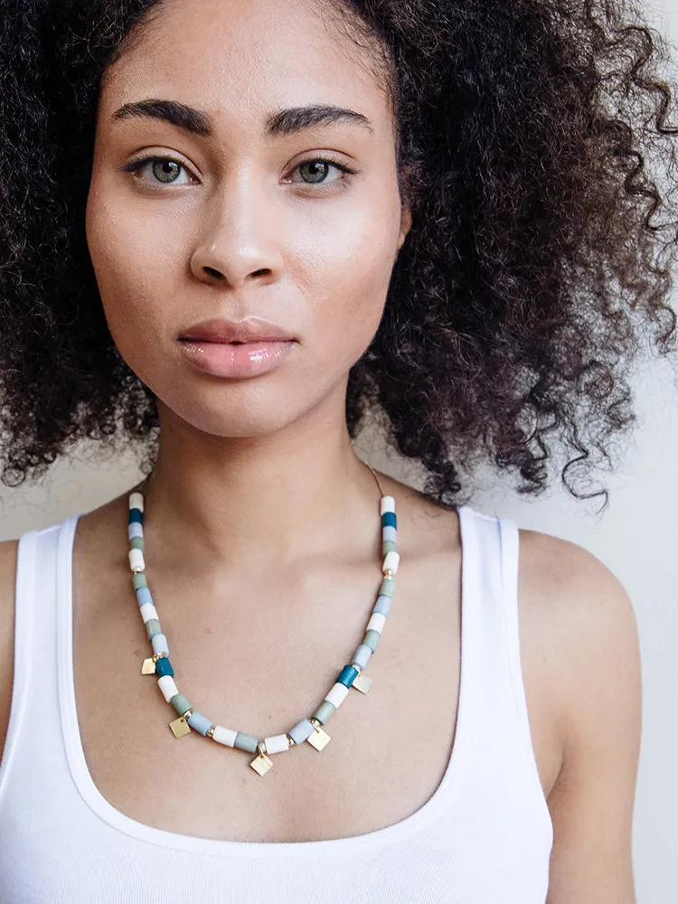 Emily Necklace - Blue sold by Mata Traders product image thumbnail 5