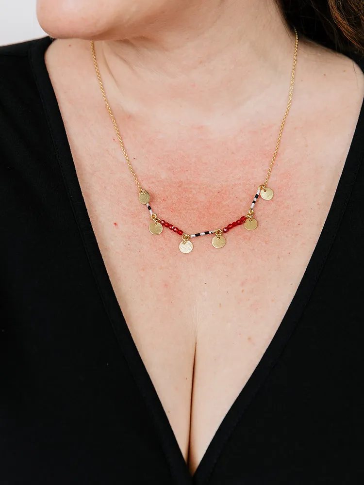 Ember Necklace - Ruby sold by Mata Traders product image thumbnail 3