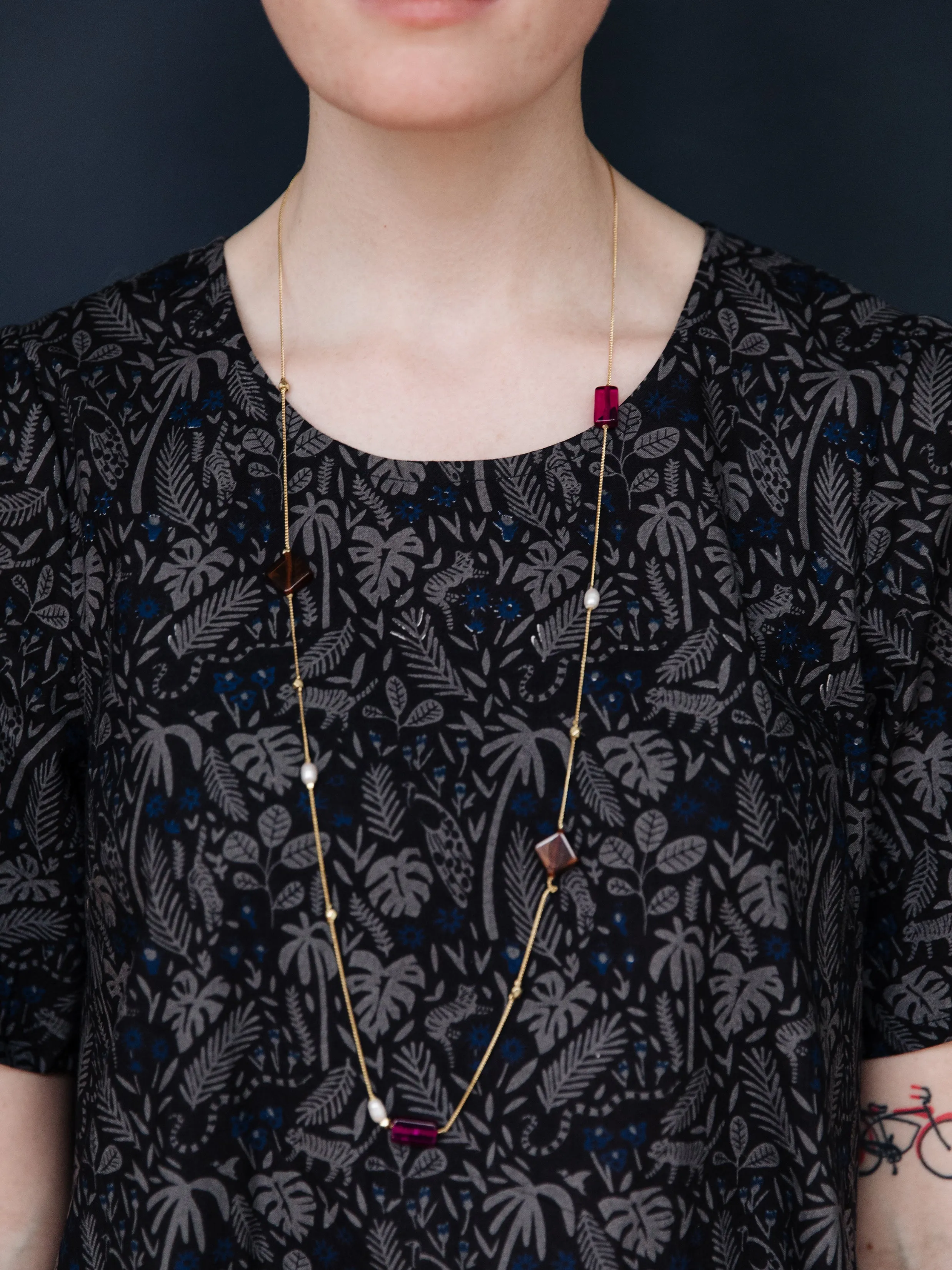 Cubist Necklace - Amber sold by Mata Traders product image thumbnail 2