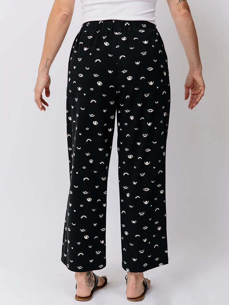 Fae Wide Leg Pant - Onyx Eyes sold by Mata Traders product image thumbnail 3