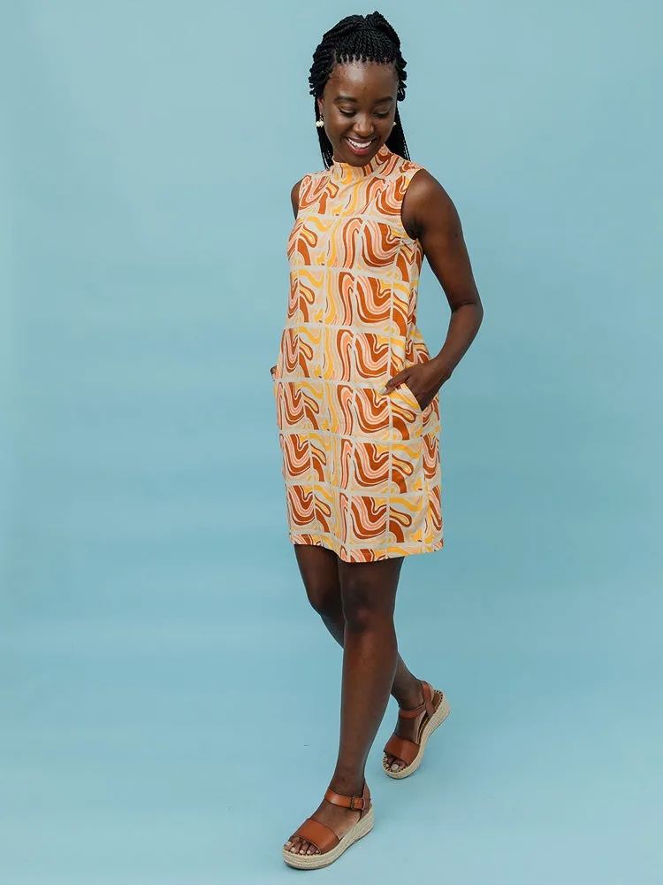 Eve Sleeveless Dress - Sedona Stripe sold by Mata Traders product image thumbnail 2