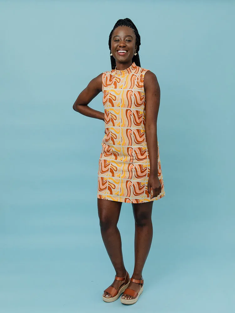 Eve Sleeveless Dress - Sedona Stripe sold by Mata Traders