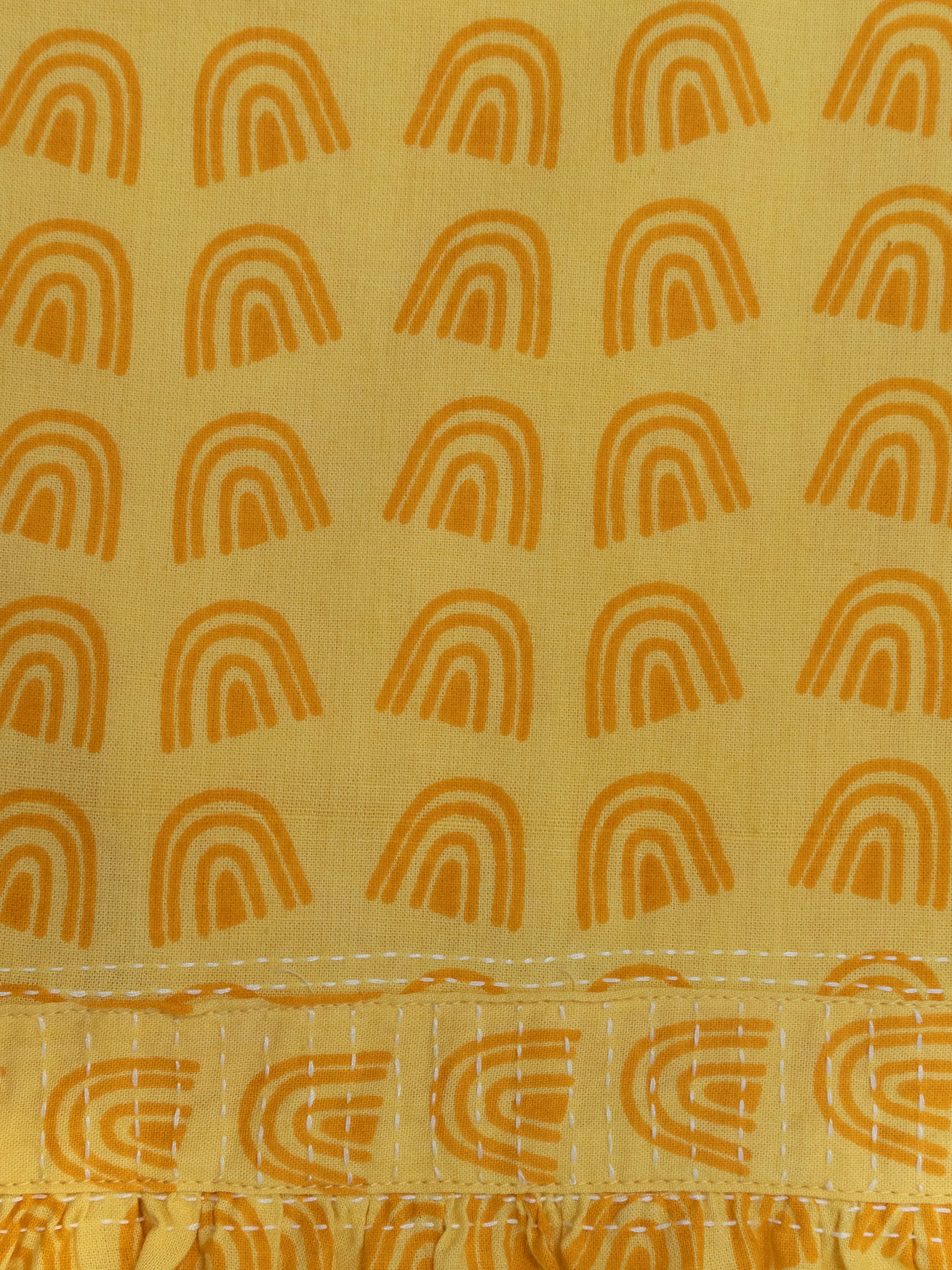 Melody Midi Dress - Sunny Stripes Yellow sold by Mata Traders product image thumbnail 5