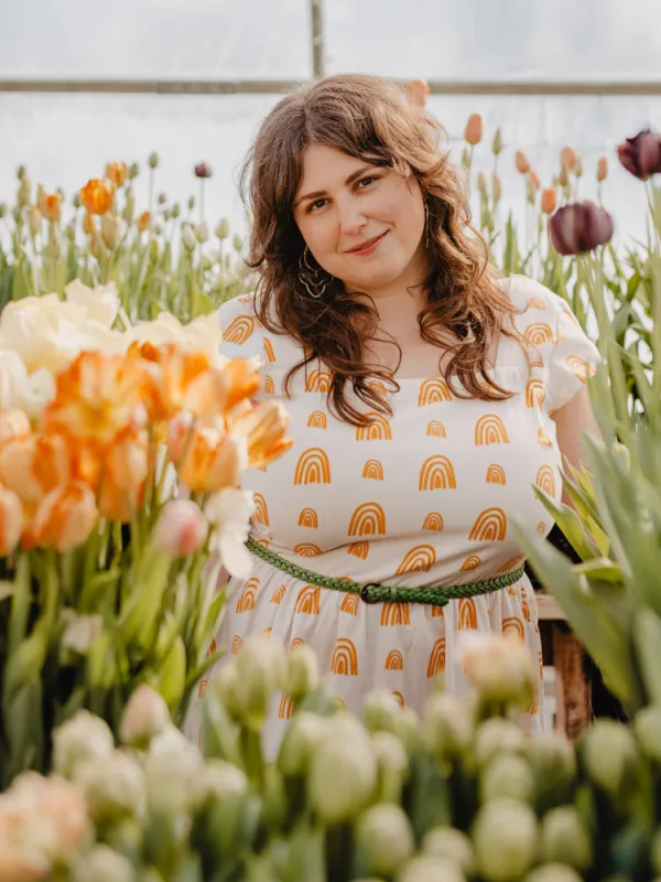 Rupi Midi Dress - Sunny Stripes sold by Mata Traders