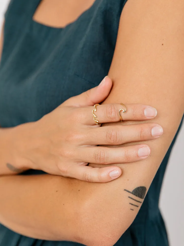 Swell Ring Set - Gold sold by Mata Traders product image thumbnail 2