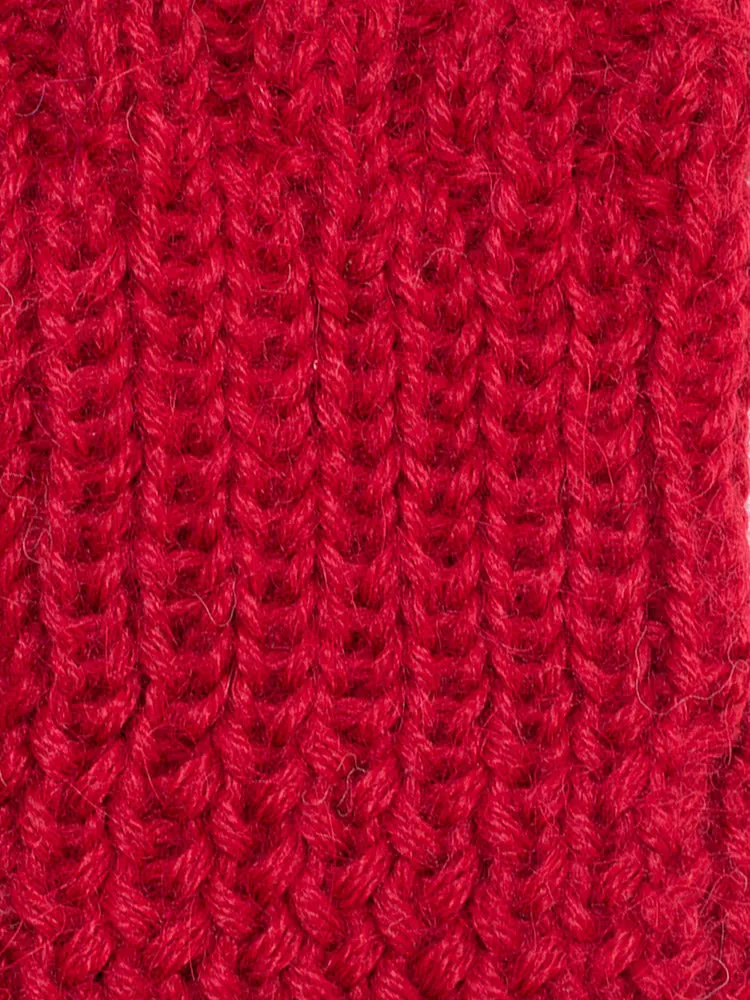 Pampa Fingerless Gloves by Awamaki - Pomegranate sold by Mata Traders product image thumbnail 2