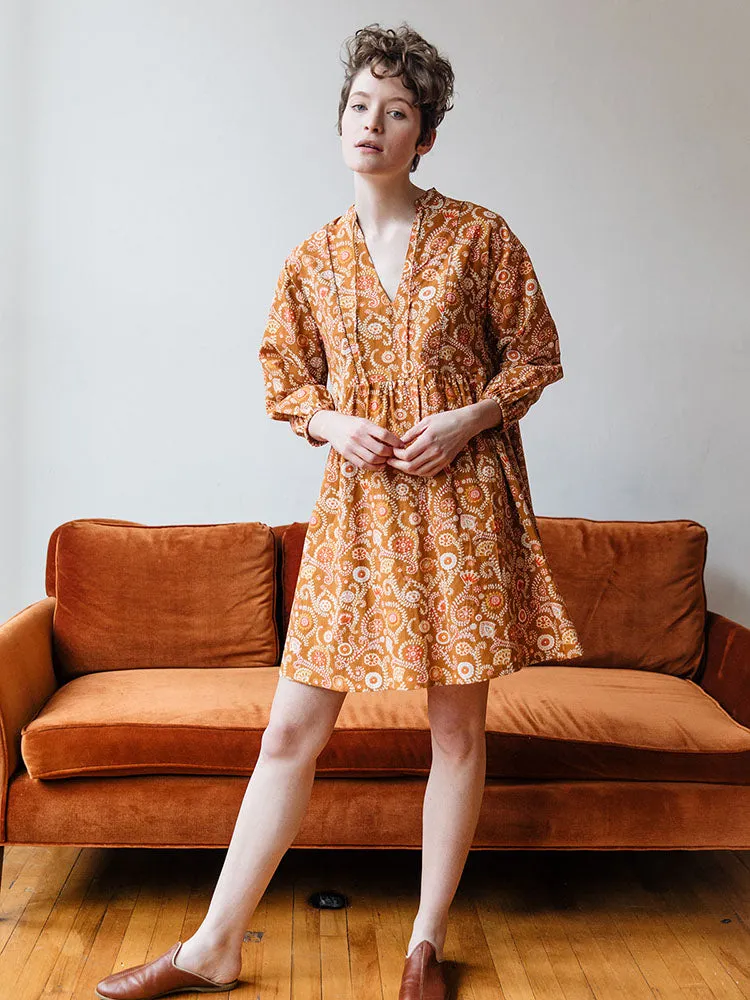 Sohla Mini Dress - Paprika Suzani sold by Mata Traders product image thumbnail 2