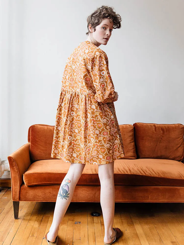 Sohla Mini Dress - Paprika Suzani sold by Mata Traders product image thumbnail 3