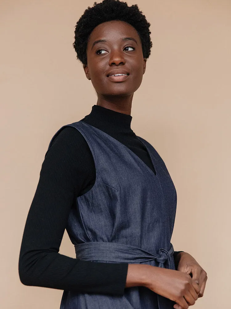 Jaipur Denim Jumpsuit - Blue Denim sold by Mata Traders product image thumbnail 4