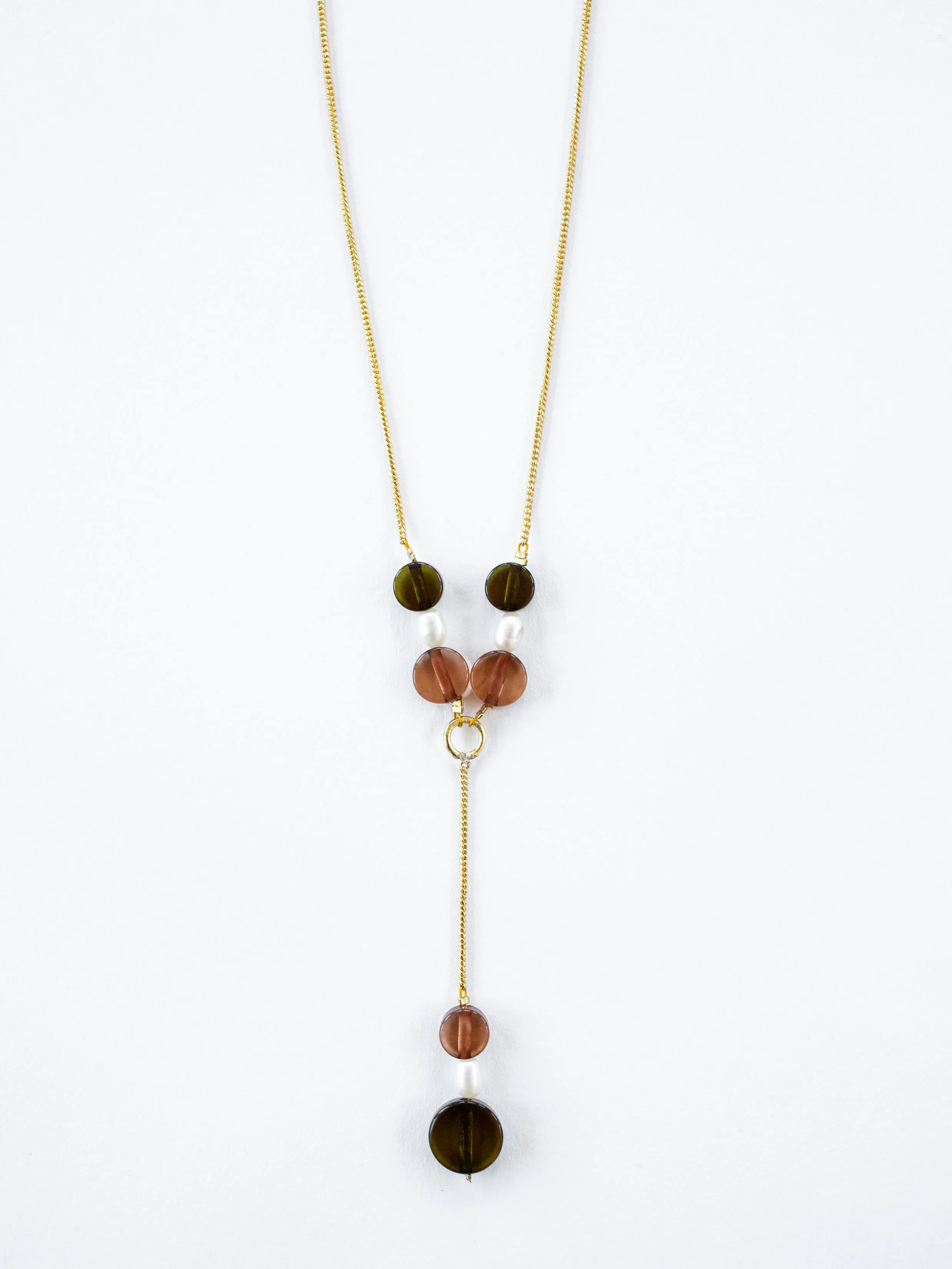 Mod Bead Necklace - Gold sold by Mata Traders