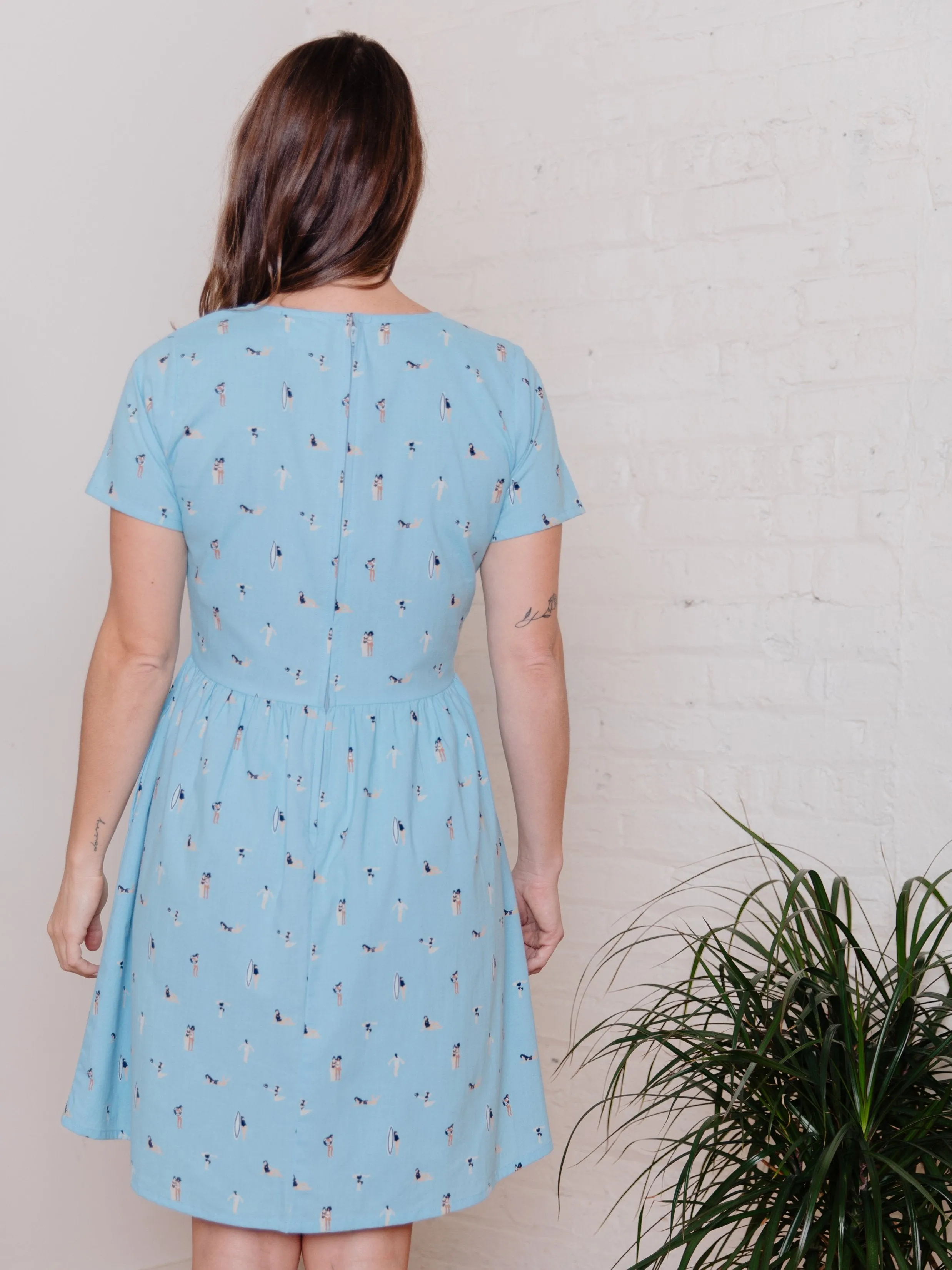 Serenade Dress - Blue Swimmers sold by Mata Traders product image thumbnail 3
