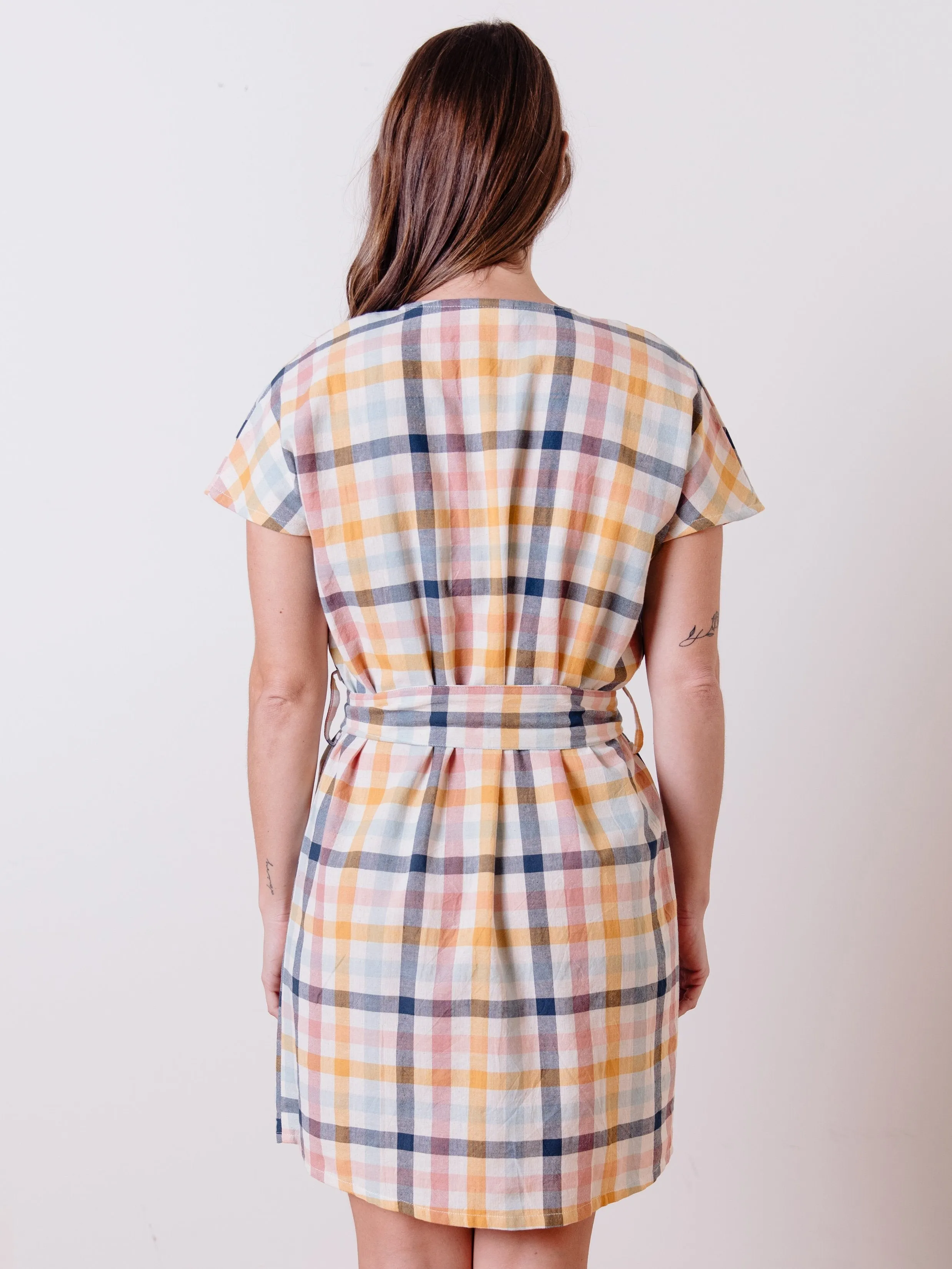 Renee Dress - Multi Gingham sold by Mata Traders product image thumbnail 2