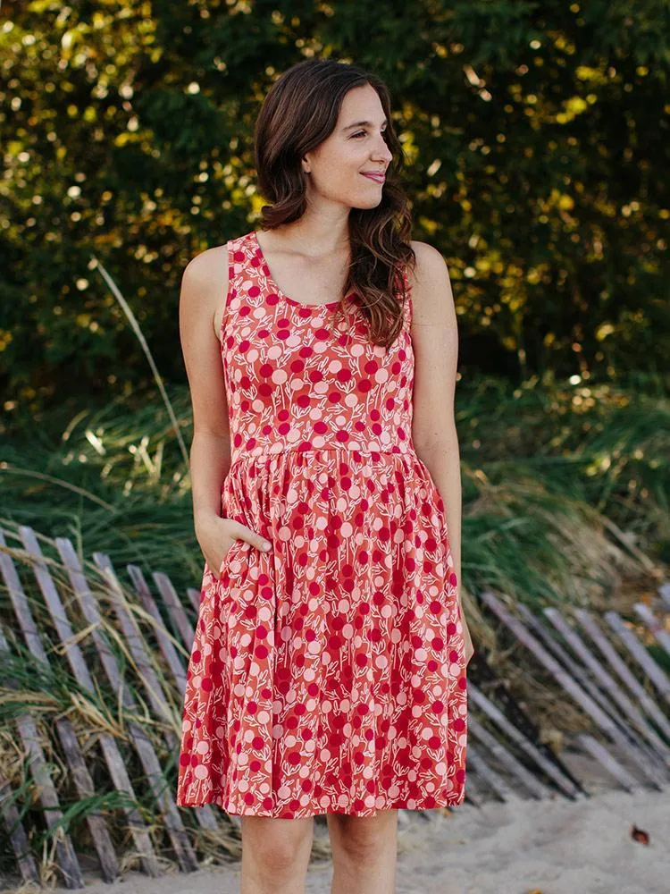 Summer Sonnet Dress - Peach sold by Mata Traders